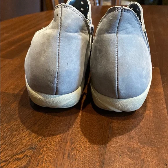 NAOT Perforated BLUE Peep Toe Shoes - Picture 4 of 5